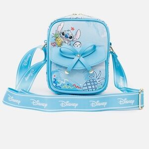 NWT Wondapop Disney Stitch Blue Crossbody Shoulder Bag